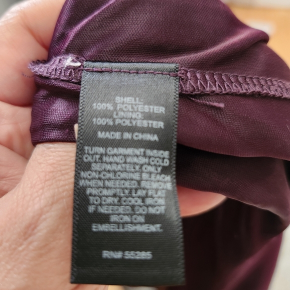 Express Purple Sleeveless Sexy Sequin Mini Dress Sz Xs Party Holiday Night Out - Picture 9 of 10